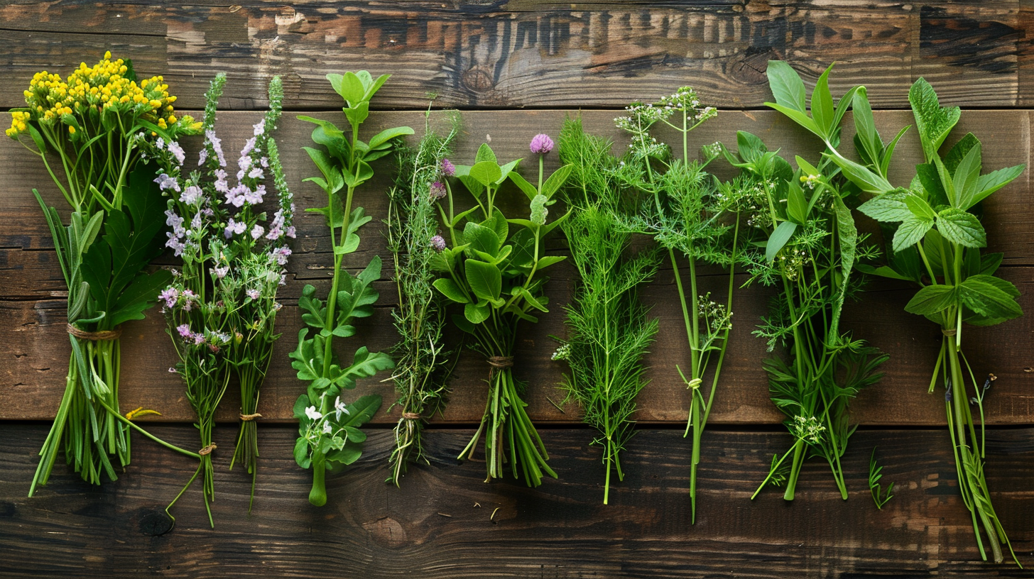 common wild herbs