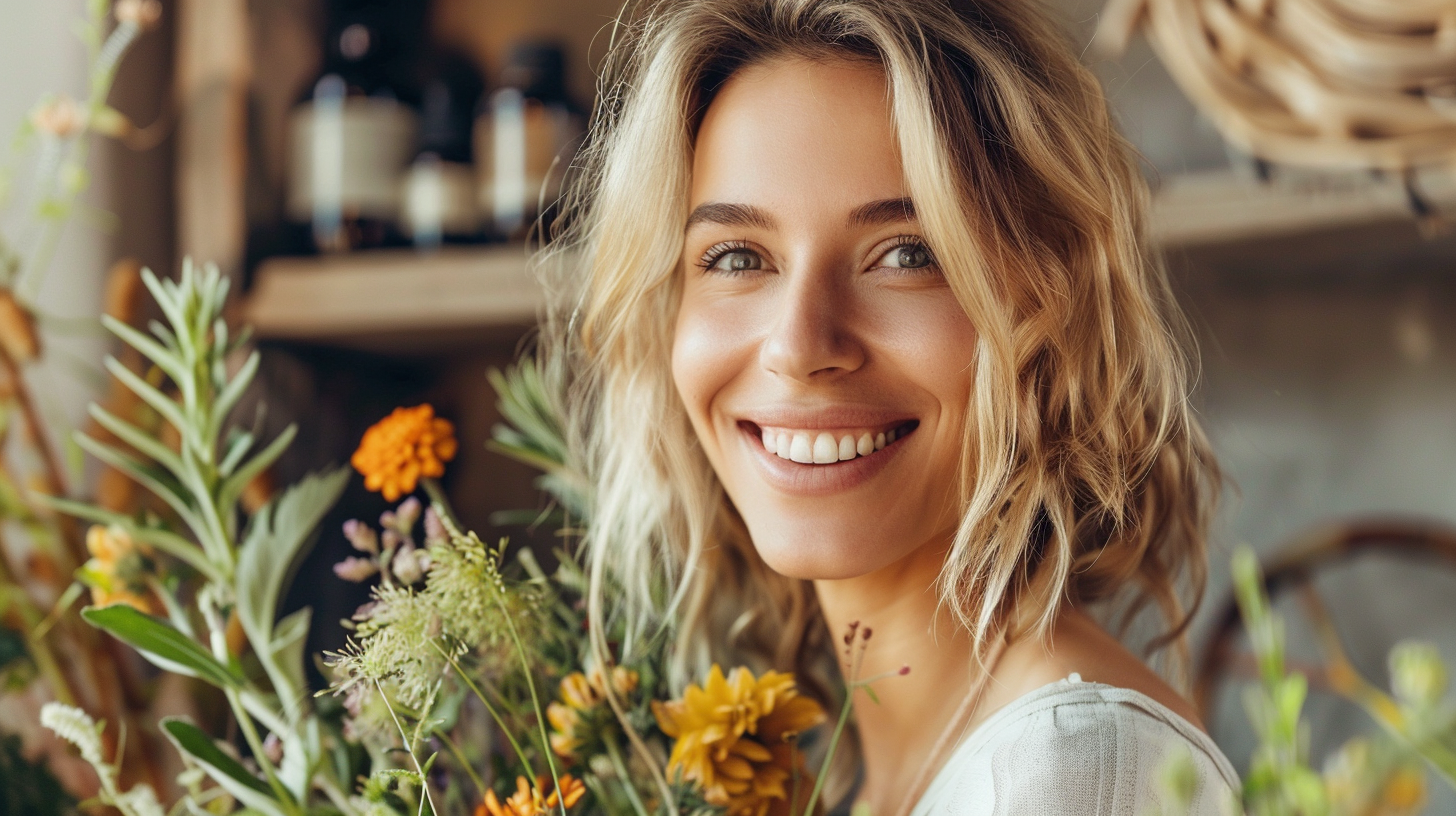 medicinal plants woman